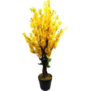 Leaf 90cm Artificial Yellow Blossom Tree - Artificial Tree For Indoor Outdoor Decor Leaf 90cm Artificial Yellow Blossom Tree - Artificial Tree For Indoor Outdoor Decor
