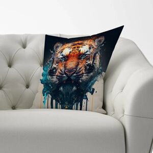 WRT Ltd - Tiger Face Splashart - 33x48 cm - Cushion WRT Ltd - Tiger Face Splashart - 33x48 cm - Cushion