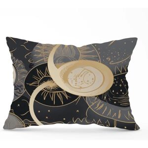 WRT Ltd - Abstract Silver Gold Sun Moon - 33x48 - Cushions WRT Ltd - Abstract Silver Gold Sun Moon - 33x48 - Cushions