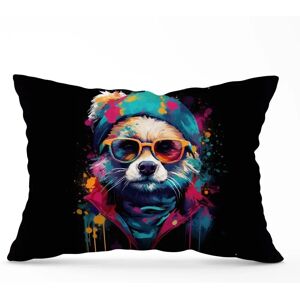 WRT Ltd - Splashart Dog - Multicoloured - Cushion WRT Ltd - Splashart Dog - Multicoloured - Cushion