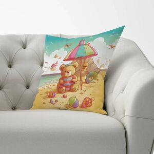 WRT Ltd - Lucky Teddy Bear - 33x48cm - Reversible - Cushion WRT Ltd - Lucky Teddy Bear - 33x48cm - Reversible - Cushion