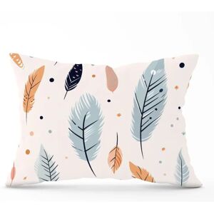 WRT Ltd - Pastel Feather Pattern - 33x48 cm - Cushions WRT Ltd - Pastel Feather Pattern - 33x48 cm - Cushions