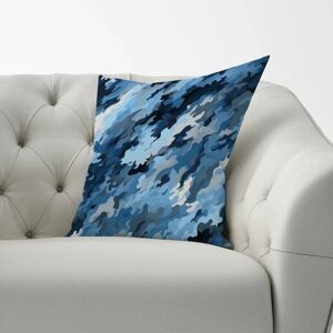 WRT Ltd - Blue and Grey Canvas Brushstrokes - Cushions WRT Ltd - Blue and Grey Canvas Brushstrokes - Cushions