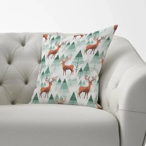 WRT Ltd - Reindeer On A Snowy Landscape - 33x48cm - Cushion WRT Ltd - Reindeer On A Snowy Landscape - 33x48cm - Cushion