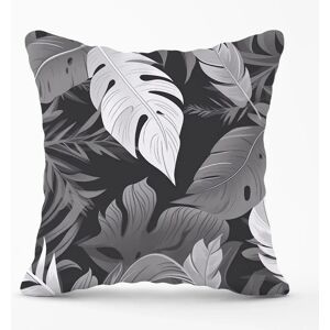 WRT Ltd - Tropical Leaves - Black White - 45x45cm - Outdoor Cushion WRT Ltd - Tropical Leaves - Black White - 45x45cm - Outdoor Cushion