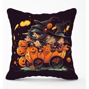WRT Ltd - A Magical Pumpkin Carriage - 45cm x 45cm - Outdoor - Cushion WRT Ltd - A Magical Pumpkin Carriage - 45cm x 45cm - Outdoor - Cushion