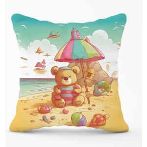 WRT Ltd - Lucky Teddy Bear Outdoor Cushion - 60x60 - Water-resistant - Cushion WRT Ltd - Lucky Teddy Bear Outdoor Cushion - 60x60 - Water-resistant - Cushion