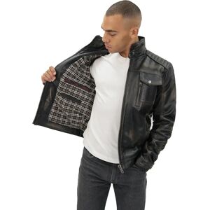 Infinity Leather Heren Vintage Zwart Leren Biker Jas - 3XL Infinity Leather Heren Vintage Zwart Leren Biker Jas - 3XL