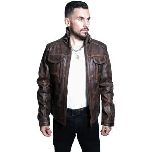 Infinity Leather Heren Vintage Bruin Leren Biker Jas - 2XL Infinity Leather Heren Vintage Bruin Leren Biker Jas - 2XL