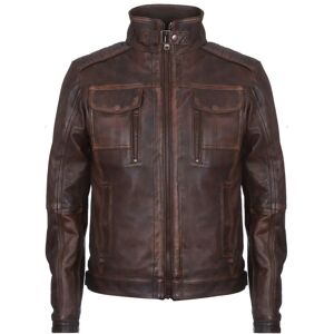 Infinity Leather Heren Vintage Bruin Leren Biker Jas - XL Infinity Leather Heren Vintage Bruin Leren Biker Jas - XL