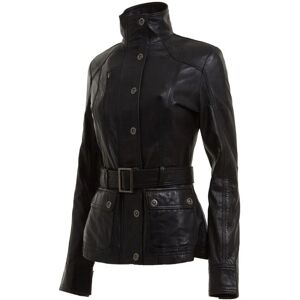 Infinity Leather Middleton Zwarte Militair Leren Biker Jas - Leren Jas Infinity Leather Middleton Zwarte Militair Leren Biker Jas - Leren Jas