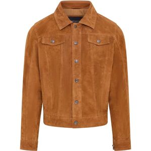 Infinity Leather Heren Taupe Geiten Suede Jeansjack Trucker Casual Denim Leren Shirt XL - Jeans Jacke Infinity Leather Heren Taupe Geiten Suede Jeansjack Trucker Casual Denim Leren Shirt XL - Jeans Jacke