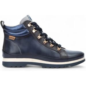 Pikolinos Vigo Women’s Navy Blue Leather Ankle Trainers Zip & Lace Up - Ankle Boots Pikolinos Vigo Women’s Navy Blue Leather Ankle Trainers Zip & Lace Up - Ankle Boots