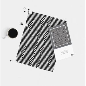 WRT Ltd - Oblique Black Grunge Pattern - 500 Piece - Jigsaw Puzzle WRT Ltd - Oblique Black Grunge Pattern - 500 Piece - Jigsaw Puzzle