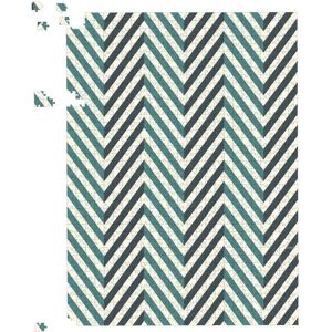 WRT Ltd - Geometric Herringbone Blues WRT Ltd - Geometric Herringbone Blues