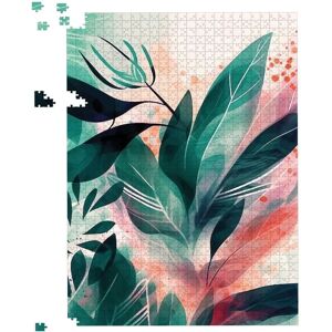 WRT Ltd - Green Feather Leaves Tropical - Puzzle WRT Ltd - Green Feather Leaves Tropical - Puzzle
