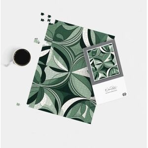 WRT Ltd - Geometric Green Black - 1000 Piece - Jigsaw Puzzle WRT Ltd - Geometric Green Black - 1000 Piece - Jigsaw Puzzle
