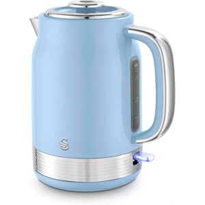 Swan Sk19025blu Retro 1.7L Cordless Kettle - Blue & Rapid Boil Swan Sk19025blu Retro 1.7L Cordless Kettle - Blue & Rapid Boil