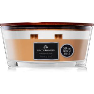 Deco Express Rose Petal Crackling Wick Candle - Festive Decor - 30H Burn Deco Express Rose Petal Crackling Wick Candle - Festive Decor - 30H Burn