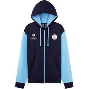 Manchester City FC Manchester City F.C. Sweat à capuche zippé Marine - Sweatshirt - Publicité Manchester City FC Manchester City F.C. Sweat à capuche zippé Marine - Sweatshirt - Publicité