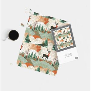 WRT Ltd - Reindeer On A Snowy Landscape Pattern - 500 Piece WRT Ltd - Reindeer On A Snowy Landscape Pattern - 500 Piece