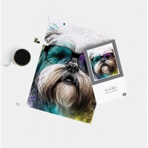 WRT Ltd - Lhasa Apso Glasses Splashart - Jigsaw Puzzle WRT Ltd - Lhasa Apso Glasses Splashart - Jigsaw Puzzle