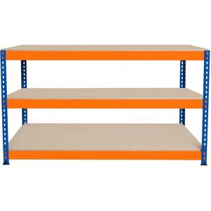 Monster S-Rax 3 Tier Orange & Blue Workbench - Workstation Monster S-Rax 3 Tier Orange & Blue Workbench - Workstation