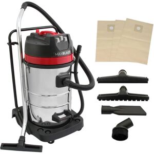 MonsterShop Aspiradora Industrial 80L Seco y Húmedo - 3000W Profesional MonsterShop Aspiradora Industrial 80L Seco y Húmedo - 3000W Profesional