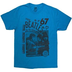 The Beatles 1967 Strawberry Fields Blå XL - T-Shirt The Beatles 1967 Strawberry Fields Blå XL - T-Shirt