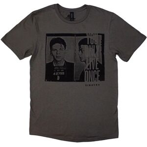 Frank Sinatra Mugshot T-Shirt - Unisex Grå M Frank Sinatra Mugshot T-Shirt - Unisex Grå M