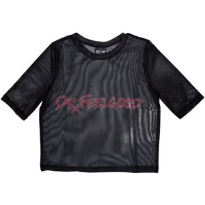 Motley Crue XS Svart Mesh Crop Top - Crop Top Motley Crue XS Svart Mesh Crop Top - Crop Top