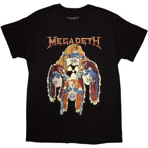 Megadeth Nuclear Glowheads T-shirt - Unisex Svart XL Megadeth Nuclear Glowheads T-shirt - Unisex Svart XL
