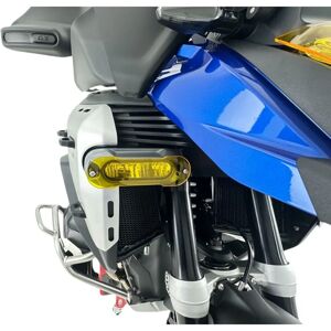 Paio di lenti di protezione fari giallo Fluo - Accessorio moto Paio di lenti di protezione fari giallo Fluo - Accessorio moto