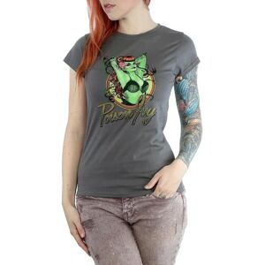 T-Shirt Femme DC Bombshells Poison Ivy Badge - Charcoal - DC Comics T-Shirt Femme DC Bombshells Poison Ivy Badge - Charcoal - DC Comics