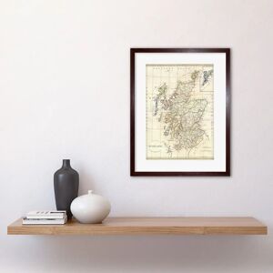 Artery8 - Vintage 1799 Map Shire - Framed Wall Art Print Artery8 - Vintage 1799 Map Shire - Framed Wall Art Print