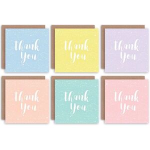 Artery8 Pastel Stars Thank You Cards - Greeting Cards Artery8 Pastel Stars Thank You Cards - Greeting Cards