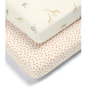 Mamas and Papas Jungle Cotbed Fitted Sheets - 2 Pack Mamas and Papas Jungle Cotbed Fitted Sheets - 2 Pack