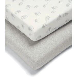 Mamas & Papas Elephant Cotbed Fitted Sheets - 2 Pack Mamas & Papas Elephant Cotbed Fitted Sheets - 2 Pack