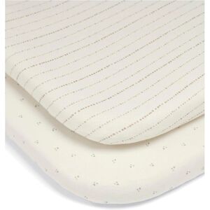 Mamas & Papas Model Bedside Crib Sheets - Oatmeal Mamas & Papas Model Bedside Crib Sheets - Oatmeal