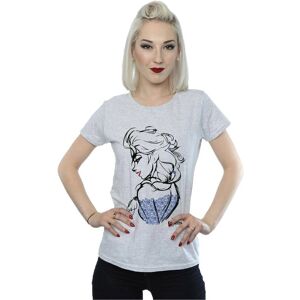 Disney Elsa Sketch Heather Grey T-Shirt Disney Elsa Sketch Heather Grey T-Shirt