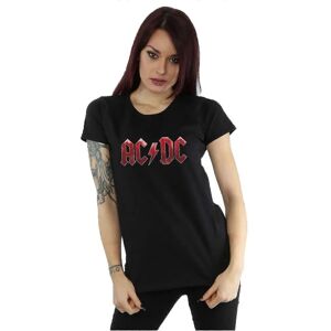 AC/DC Damen Rotes Ice Logo Baumwoll T-Shirt - T-Shirt AC/DC Damen Rotes Ice Logo Baumwoll T-Shirt - T-Shirt