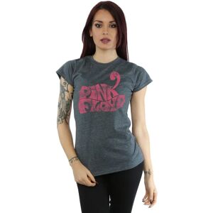 Pink Floyd Retro Logo Baumwoll-T-Shirt - Dunkel Heather Pink Floyd Retro Logo Baumwoll-T-Shirt - Dunkel Heather