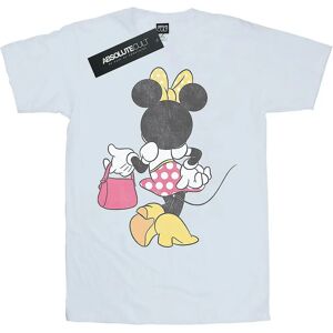 Disney Women's Minnie Mouse Back Pose Boyfriend Fit T-Shirt - White - T-Shirt Disney Women's Minnie Mouse Back Pose Boyfriend Fit T-Shirt - White - T-Shirt