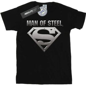 DC Comics Superman Man Of Steel Shield T-Shirt - Sport Grey DC Comics Superman Man Of Steel Shield T-Shirt - Sport Grey