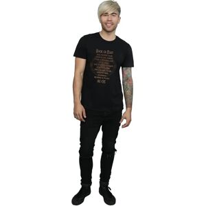 AC/DC Herren Rock Or Bust Songtext T-Shirt - T-Shirt AC/DC Herren Rock Or Bust Songtext T-Shirt - T-Shirt