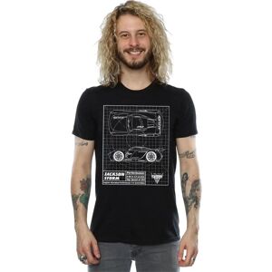Disney Jackson Storm Blueprint T-Shirt - Black, Small Disney Jackson Storm Blueprint T-Shirt - Black, Small