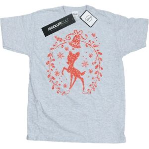 Disney Bambi Christmas Wreath Boyfriend Fit T-Shirt - T-Shirt Disney Bambi Christmas Wreath Boyfriend Fit T-Shirt - T-Shirt
