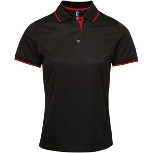 Premier Womens Contrast Coolchecker Polo Shirt - Size Small Premier Womens Contrast Coolchecker Polo Shirt - Size Small