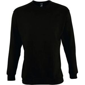 Sols Unisex Supreme Sweatshirt - Black - Drop shoulder style Sols Unisex Supreme Sweatshirt - Black - Drop shoulder style