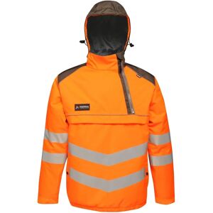 Regatta Men's Hi-Vis Waterproof Reflective Overhead Bomber Jacket - Jacket Regatta Men's Hi-Vis Waterproof Reflective Overhead Bomber Jacket - Jacket